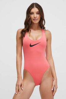 Сплошной купальник Nike, розовый
