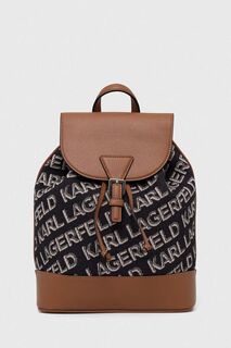 Рюкзак Карла Лагерфельда Karl Lagerfeld, коричневый