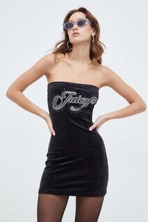 Велюровое платье Juicy Couture, черный