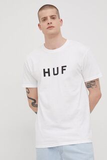 Хлопковая футболка HUF Huf, белый