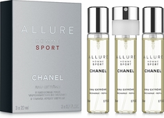 Парфюмированная вода Chanel Allure Homme Sport Eau Extreme Twist And Spray Refills, 3х20 мл