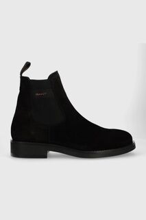 Замшевые ботинки челси от Prepdale Gant, черный