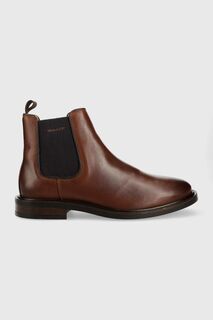 Кожаные ботинки челси St Akron Gant, коричневый