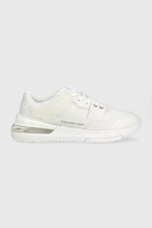 Кожаные кроссовки Sporty Runner Comfair Laceup YM0YM00422.YAF Calvin Klein Jeans, белый