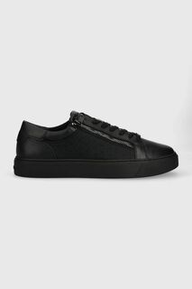 Кроссовки LOW TOP LACE UP W/ZIP MONO JQ Calvin Klein, черный