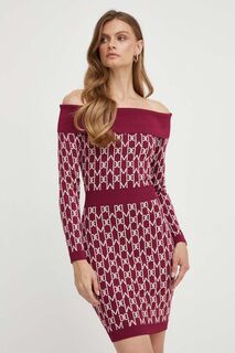 Платье Marciano Guess, бордовый