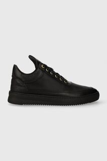 Кожаные кроссовки Low Top Aten Filling Pieces, черный