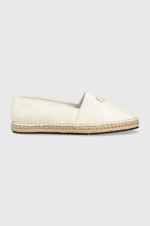 Кожаные эспадрильи ESPADRILLE W/HW Calvin Klein, белый