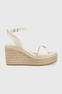 Босоножки WEDGE 50HH W/HW - JQ Calvin Klein, бежевый