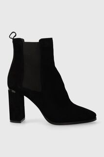 Замшевые ботинки Челси CUP HEEL CHELSEA BOOT 80-SUE Calvin Klein, черный