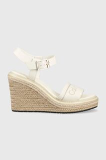 Босоножки WEDGE 70HH - HE Calvin Klein, белый