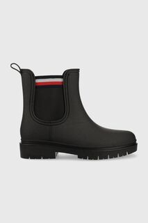 Резиновые сапоги Ankle Elastic Tommy Hilfiger, черный