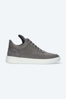 Кроссовки Low Top Ripple из нубука Filling Pieces, серый