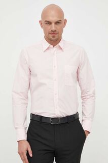 Рубашка из хлопка BOSS BOSS ORANGE Boss, розовый