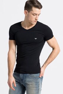 Футболка (2 шт.) Emporio Armani Underwear, черный