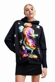 Толстовка из хлопка x Disney Desigual, черный