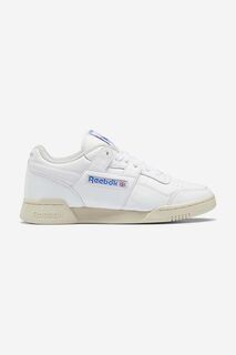 Кожаные кроссовки Workout Plus Vintage GZ4962 Reebok, белый