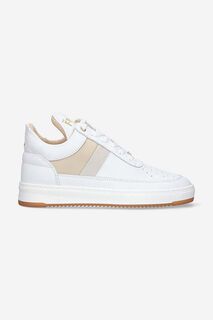 Кожаные кроссовки Low Top Game Filling Pieces, белый