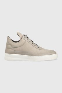 Кроссовки Low Top Ripple из нубука Filling Pieces, серый