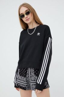 Хлопковая толстовка Adicolor HC2064 adidas Originals, черный