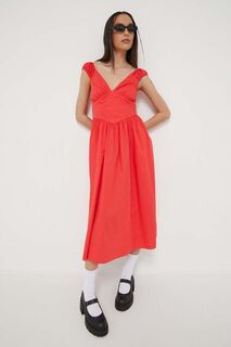Платье Abercrombie &amp; Fitch, красный
