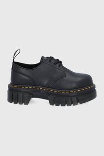 Доктор Кроссовки Audrick с 3 парами люверсов Dr. Martens, черный