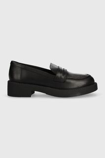 Кожаные мокасины Bigplan Aldo, черный