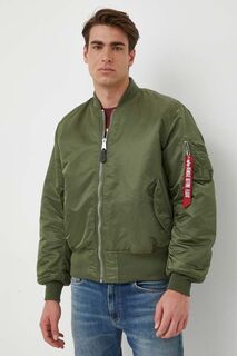 Куртка-бомбер MA-1 Alpha Industries, зеленый