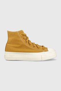 Кроссовки Chuck Taylor All Star Lift HI Converse, желтый