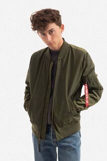 Куртка-бомбер MA-1 TT Alpha Industries, зеленый