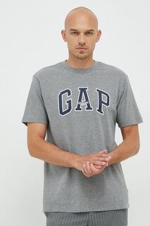 Футболка GAP из хлопка Gap, серый