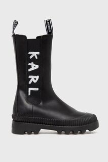 Кожаные ботинки челси KL42590.000 Karl Lagerfeld, черный