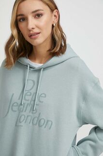 Хлопковая толстовка HARRIET Pepe Jeans, бирюзовый