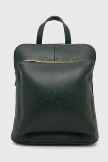 Кожаный рюкзак Answear Lab, зеленый