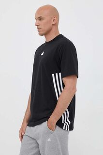 Футболка Adidas из хлопка adidas, черный