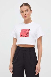 МАКС&amp;Ко. хлопковая футболка из коллаборации с Anna Dello Russo Max&amp;Co., белый