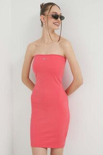 Платье Томми Джинс Tommy Jeans, розовый