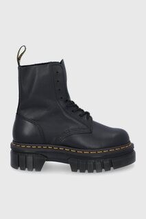 Доктор Ботинки Martens Workery Aurick с 8 люверсами Dr. Martens, черный