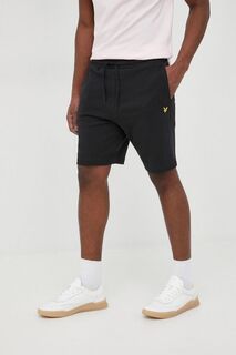 Хлопковые шорты Lyle &amp; Scott, черный