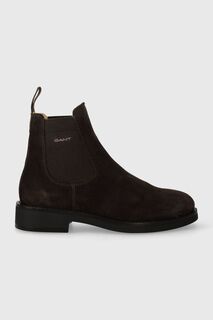 Замшевые ботинки челси от Prepdale Gant, коричневый