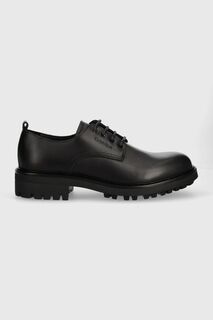 Кожаные туфли DERBY Calvin Klein, черный