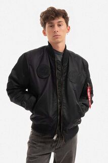 Куртка-бомбер НАСА MA-1 VF Alpha Industries, черный