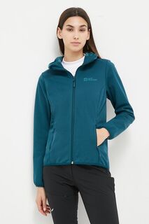 Уличная куртка Windhain Hoody Jack Wolfskin, бирюзовый