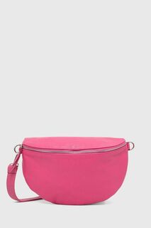 Кожаная поясная сумка Answear Lab, розовый