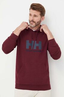 Худи с логотипом HH Helly Hansen, бордовый