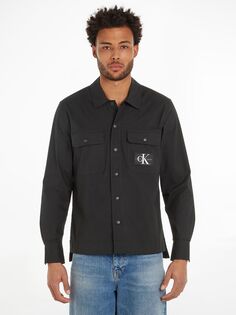 Джинсовая рубашка Ripstop Calvin Klein, черный