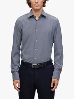 Джо Кент Рубашка стандартного кроя HUGO BOSS, темно-синий