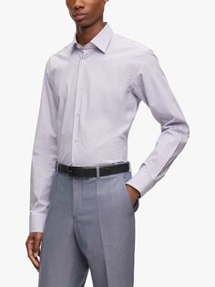Рубашка с длинным рукавом BOSS H-Joe Kent HUGO BOSS, средний фиолетовый