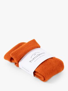 Перчатки без пальцев из переработанного кашемира из коллаборации с Turtle Doves Celtic &amp; Co., оранжевый