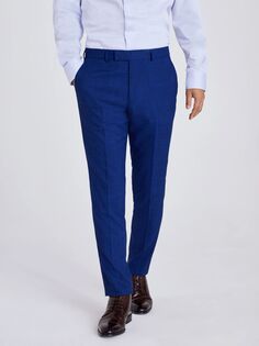 Узкие брюки в костюме Slub Moss, синий